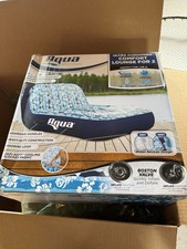 Aqua-Leisure WML15353BL Adult Unisex Ultra-Cushioned Comfort Blue Pool Lounge