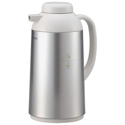 ZOJIRUSHI Glass Thermos Tabletop Pot, Silver AG-LB10-SA