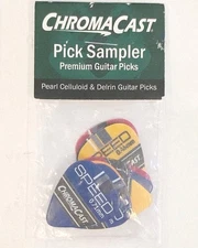 ChromaCast Pick Sampler Pack Premium Guitar Picks Assorted New