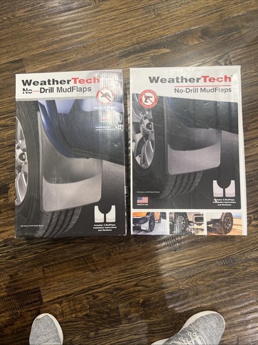 Weather Tech No Drill Mud Flaps Jeep Wagoneer Model Rear 120147 Front 110147 - Picture 10 of 10