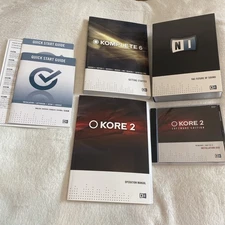 Native Instruments Komplete 6 & Kore 2 Music Software / Music Library - Untested