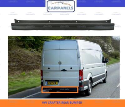 VW CRAFTER REAR BUMPER PLASTIC CENTRE SECTION 2017 - 2021 NO PDC ...