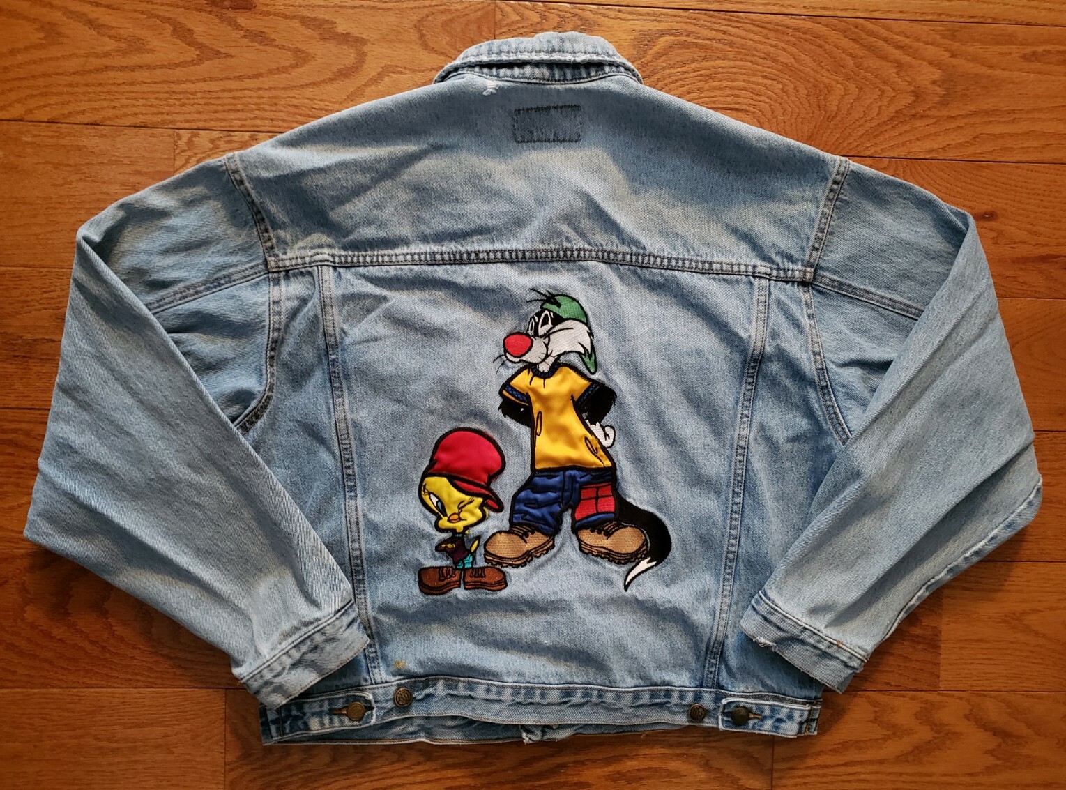 Sylvester Tweety Bird Denim Jacket 