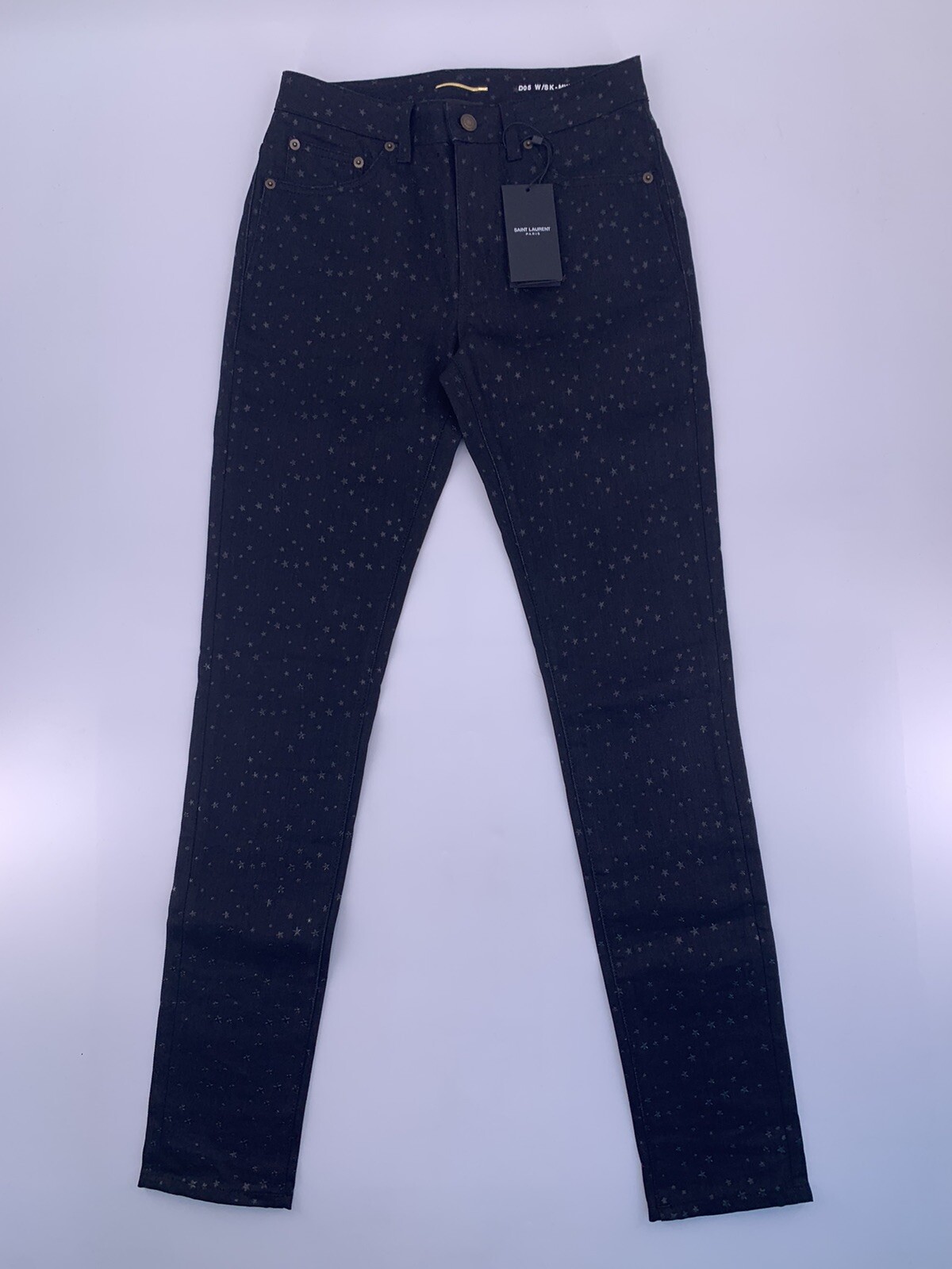 Jeans donna woman's nuovi lusso originali Saint Laurent 561414 grandi 27