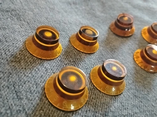 VINTAGE GIBSON LES PAUL TOP HAT CONTROL KNOBS, 335, SG