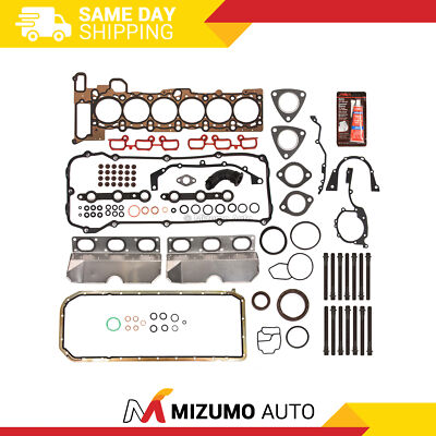 Domestic Gaskets Head Bolt Set For BMW M54 2.5L 3.0L Engines - Fits Z3, Z4, X3, X5, 325i, 330i, 525i (01-06)