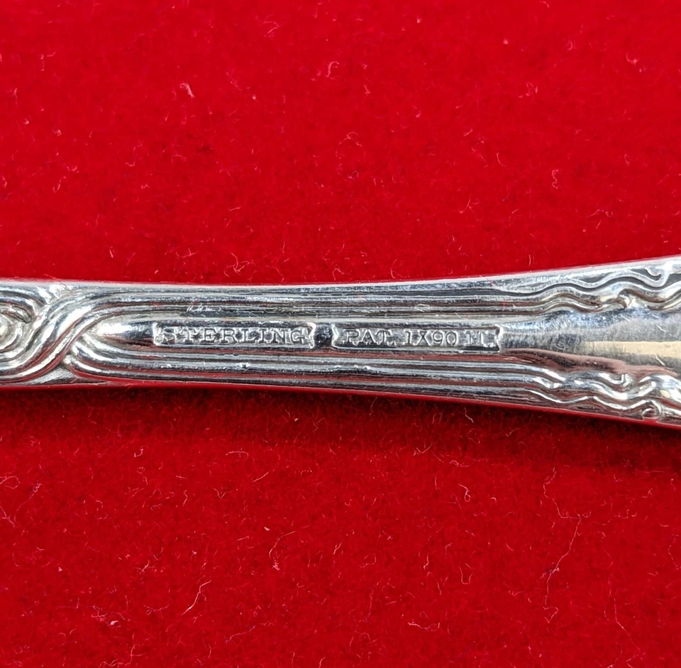 Antigua cuchara de melón de plata esterlina Tiffany & Co. escoba 5 7/8" Foto 4 de 4