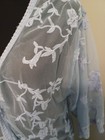 Keren Hart Duster, Cover Up Sheer Baby Blue With Embroidery - Small — photo 3