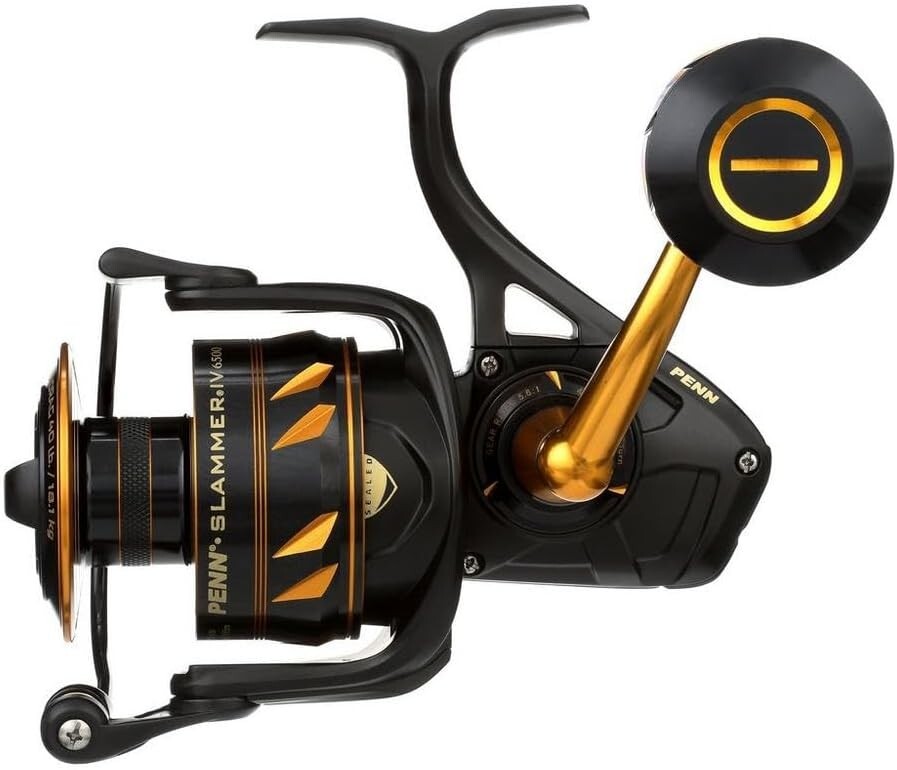 新品未使用☆ PENN SLAMMER IV 4500HS Amazon.com : PENN Slammer IV Spinning Black Gold 15 oz