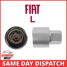 MASTER LOCKING WHEEL SECURITY NUT BOLT REMOVER KEY SOCKET L FOR FIAT