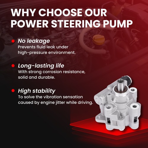 Power Steering Pump for 2011-2015 Jeep Grand Cherokee Dodge Durango 3.6L 5.7L - Picture 8 of 9