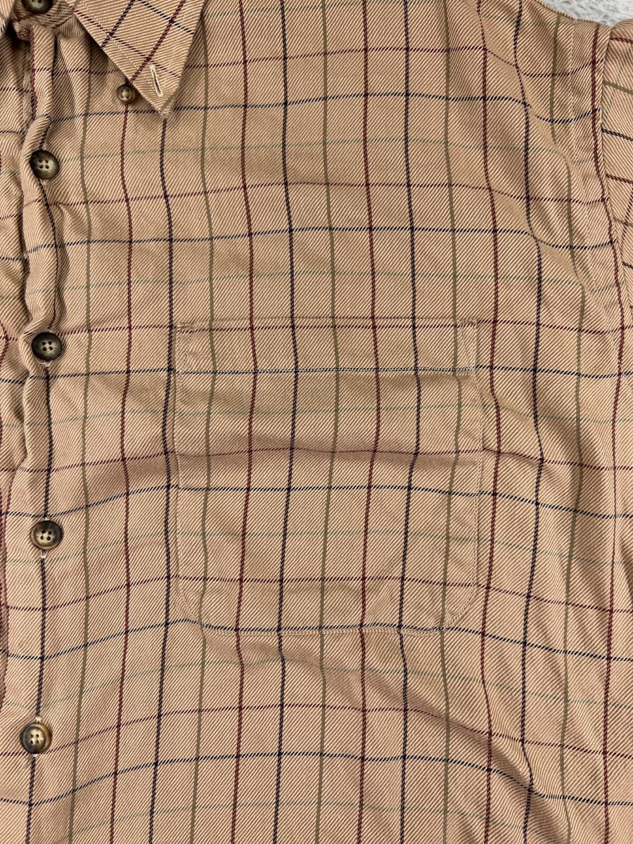 VINTAGE FA MacCluer Shirt Men Extra Large Beige Button Up VINTAGE FA MacCluer Shirt Men Extra Large Beige Button Up