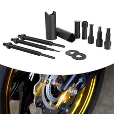 Set Of 12 Heavy Duty Bearing Splitter Tool Kit Steel Wheel Hub Axle Puller Set