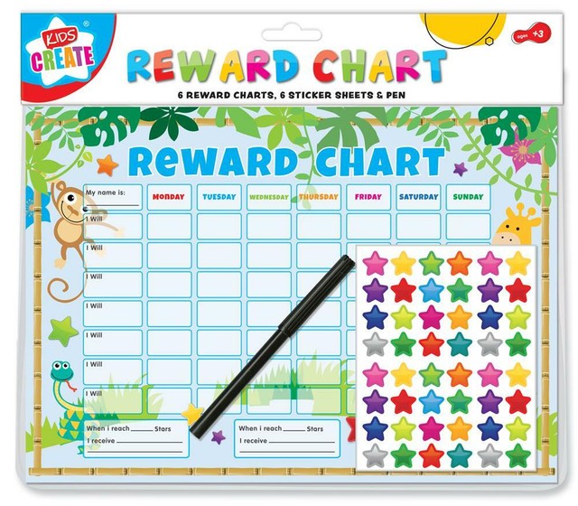 A4 Elf Countdown to Christmas Kids Sticker Reward Naughty Chart List ...