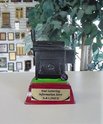 BARBECUE COOK OUT GRILL PICNIC REUNION TROPHY AWARD