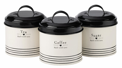 David Mason Design ''Made with Love'' Tee, Kaffee & Zucker Kanister Set