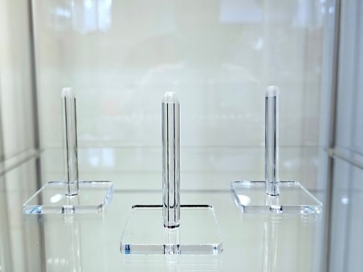 (3) Pack - 1/6th Scale Head Sculpt Stands - Square - Free US Shipping