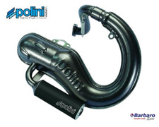 200.2030/S MARMITTA POLINI VESPA 50 SPECIAL 50 L R N SILENZIATORE NERO ALLUMINIO