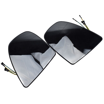 Left Right Rearview Side Mirror Glass For TOYOTA For Land Cruiser Prado