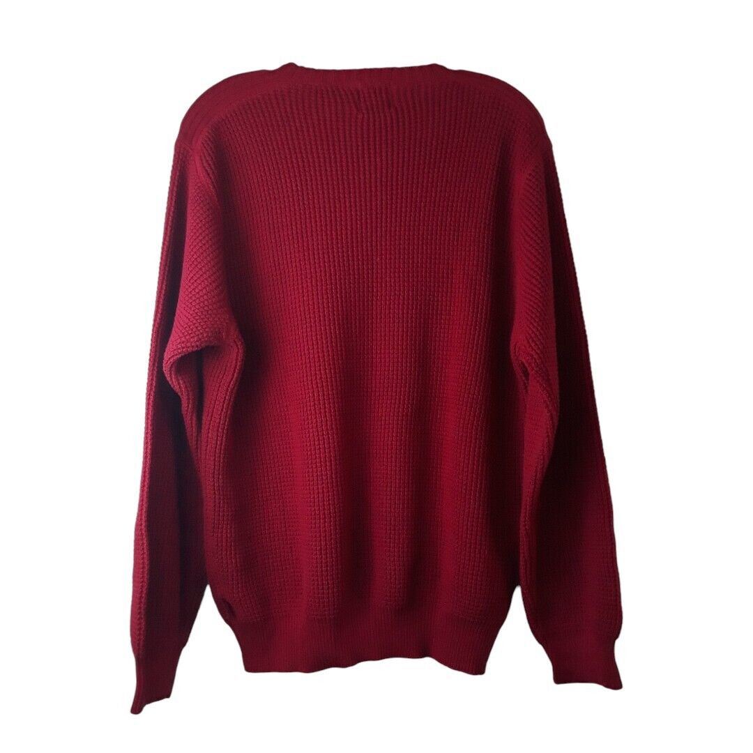 Timberland Sweater Adult Medium Red Pullover Long… - image 2