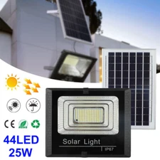 LED Solar Motion Sensor Light Super Bright Garden Outdoor Street Lamp 44LED 25W