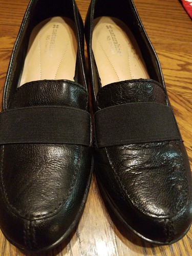 Womens Naturalizer Comfort Ashlyn Black Wedge Slip-On Shoes Size 8.5 N Loafers - Picture 7 of 7