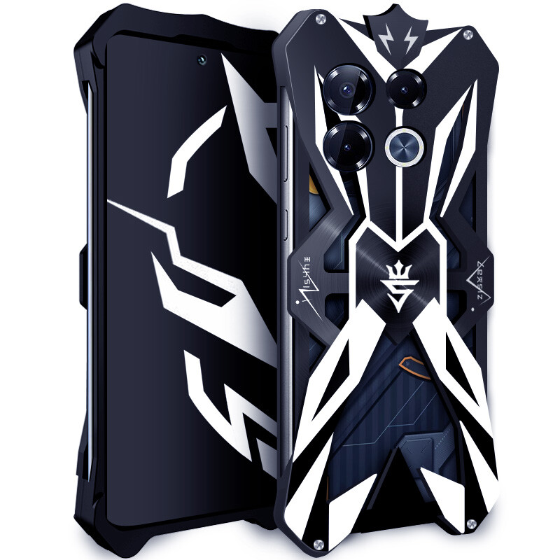 For Infinix Note 30 VIP GT 10 20 Pro Metal Armor shockproof Back cover  Case