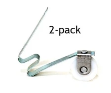 2-pack 1" Nylon-Wheel Spring Tension Rollers for screen doors ~ Prime-Line B512