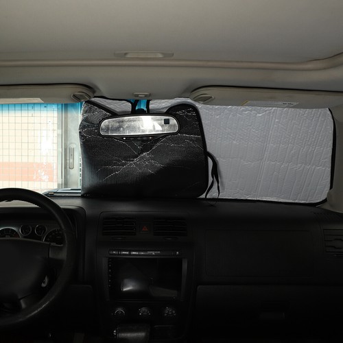 For 2005-09 Hummer H3 Front Windshield Sunshade Anti-UV Sunshade Sunshade Cover - Imagen 4 de 11