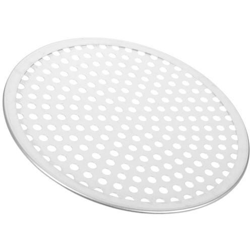 Set of 2 Pizza Screen Edelstahl Lochblech Backen Backgeschirr - Bild 9 von 12