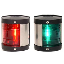 Aqua Signal Boat Nav Bow Light 25200-1 | 12 Volt 25300-1 (Set of 2)