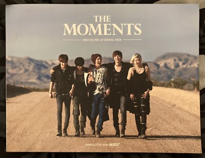 NU EST The Moments Photobook DVD US SELLER NUEST Baekho Minhyun Ren JR Aron