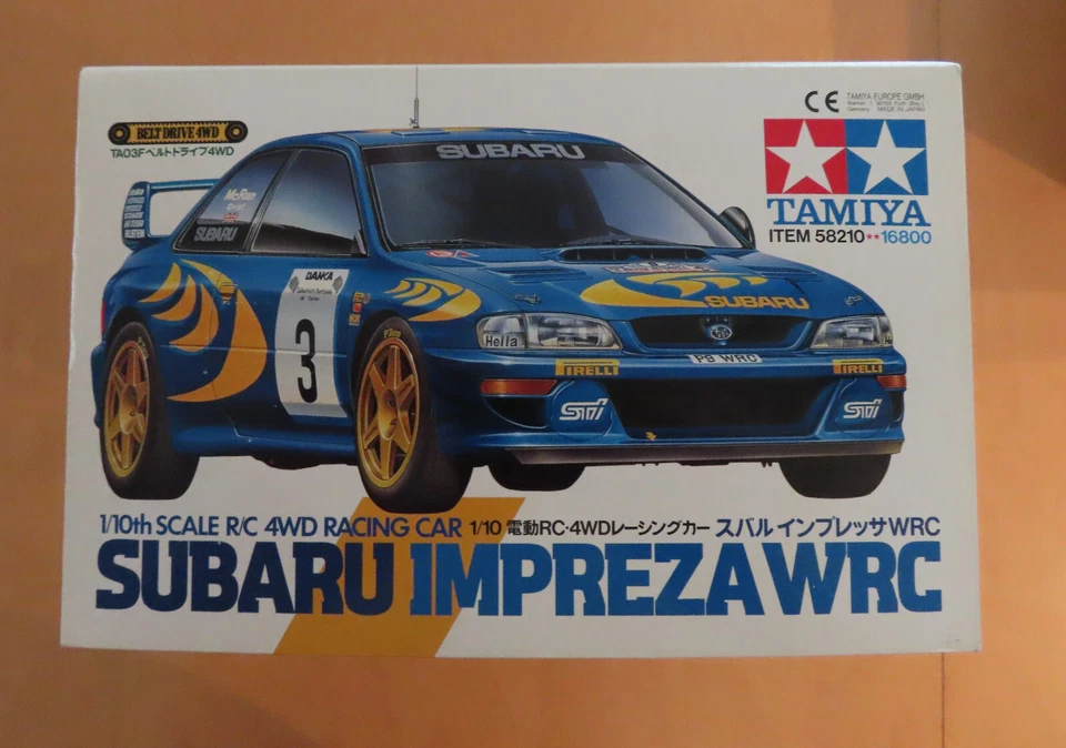Tamiya RC Kit SUBARU IMPREZA WRC TAO3F 58210 NEW NIB 1998 - Bild 3 von 4