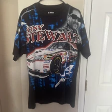 Nascar All Over Print Tony Stewart #14 Office Depot DOUBLE SIDED Sz XL
