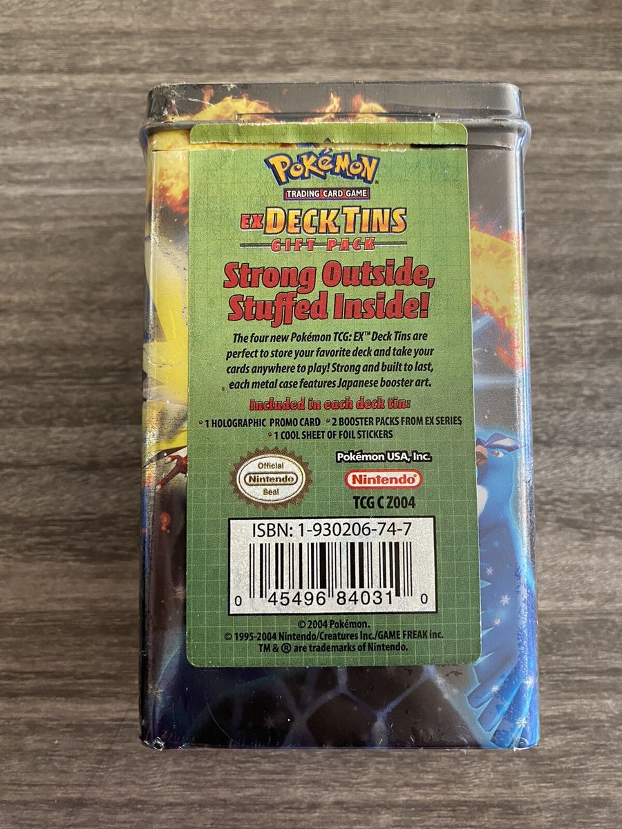 2004 SEALED 🔥 Pokemon Legendary Birds Vintage Tin!! 1 Of 1! Holo