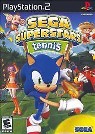 Sega Superstars Tennis (Sony PlayStation 2, 2008) - TESTED Working
