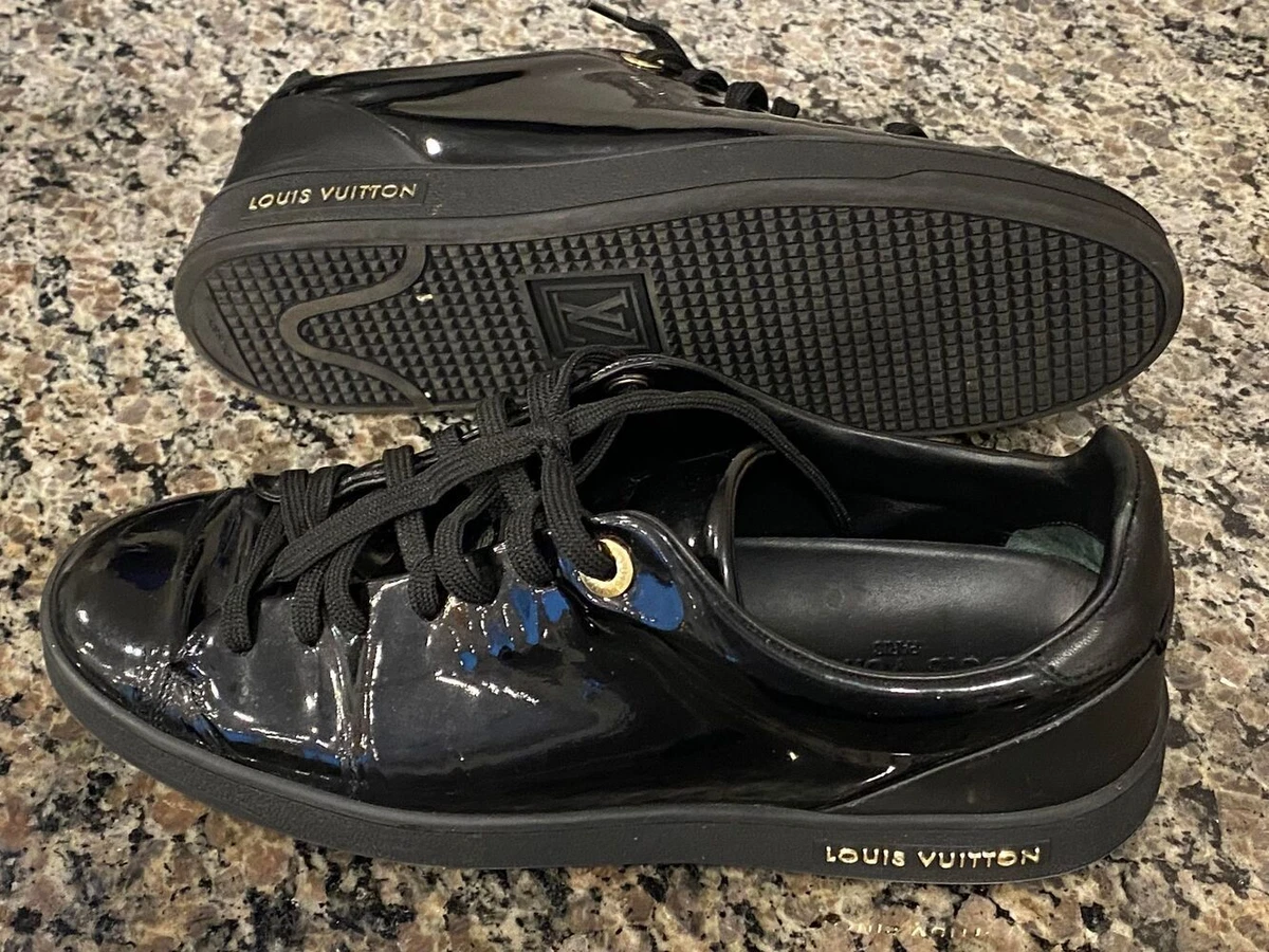 louis vuitton black shoes women's