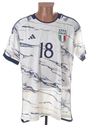 ITALY 2023/2024 AWAY FOOTBALL SHIRT JERSEY ADIDAS SIZE L ADULT #18