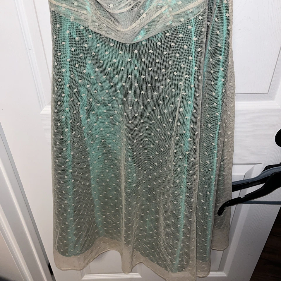 1x Vestido Tubo Encaje Satinado Verde Sin Tirantes Talla Grande Rockabilly Pinup Stop Staring Foto 3 de 4