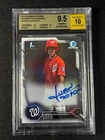 JUAN SOTO BGS 9.5 2016 BOWMAN CHROME PROSPECT 1ST RC AUTOGRAPH GEM MINT 10 AUTO