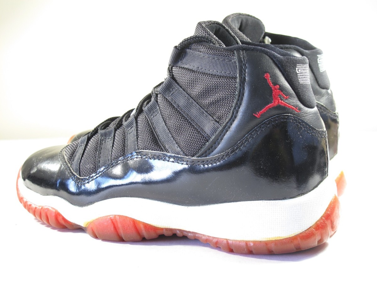 NIKE 1996 AIR JORDAN XI OG 130245 062 BRED 4.5y PLAYOFF VINTAGE I