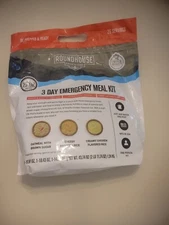 Roundhouse Provisions 3 Day Emergency Meal Kit 26 Servings Oatmeal Cheesy Rice