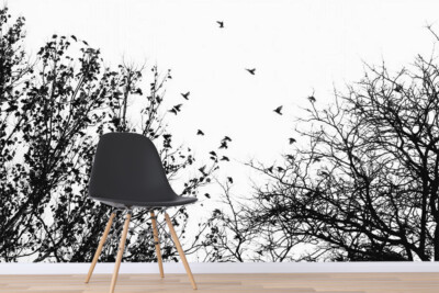 3D Black Branches KEP5333 Wallpaper Mural Self-adhesive Removable Sticker Kay