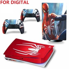Spider Man Decal Skin Vinyl Sticker For PS5 Controller Playstation5 Console Case