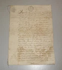 MANUSCRIPT notarial deed year 11