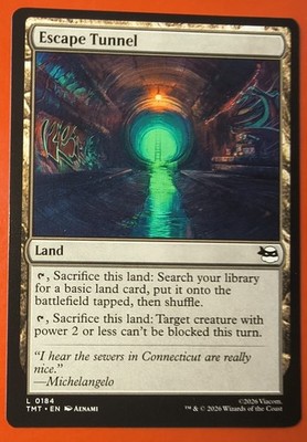 MTG, ESCAPE TUNNEL, 0184, COMMON, NM, TMT, REGULAR FINISH 