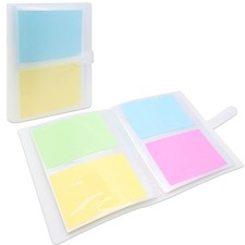 Index Organizer - Clear Card Binder for Flash Card, Note Card Storage, 50 She...