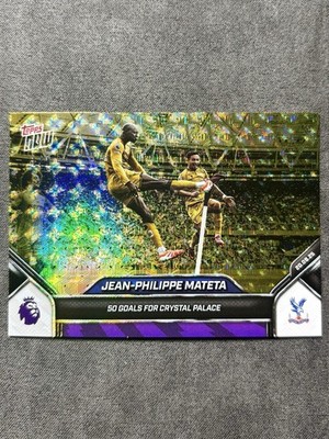 Jean-Philippe Mateta 1/1 Foilfractor Crystal Palace France Topps Now 2025-26 1/1