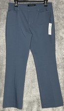 Liverpool Womens 6P Blue Bering Sea Trousers Business Casual Harper Bootcut Pant
