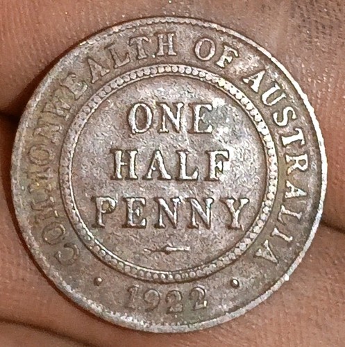 Australia One Half Penny 1922